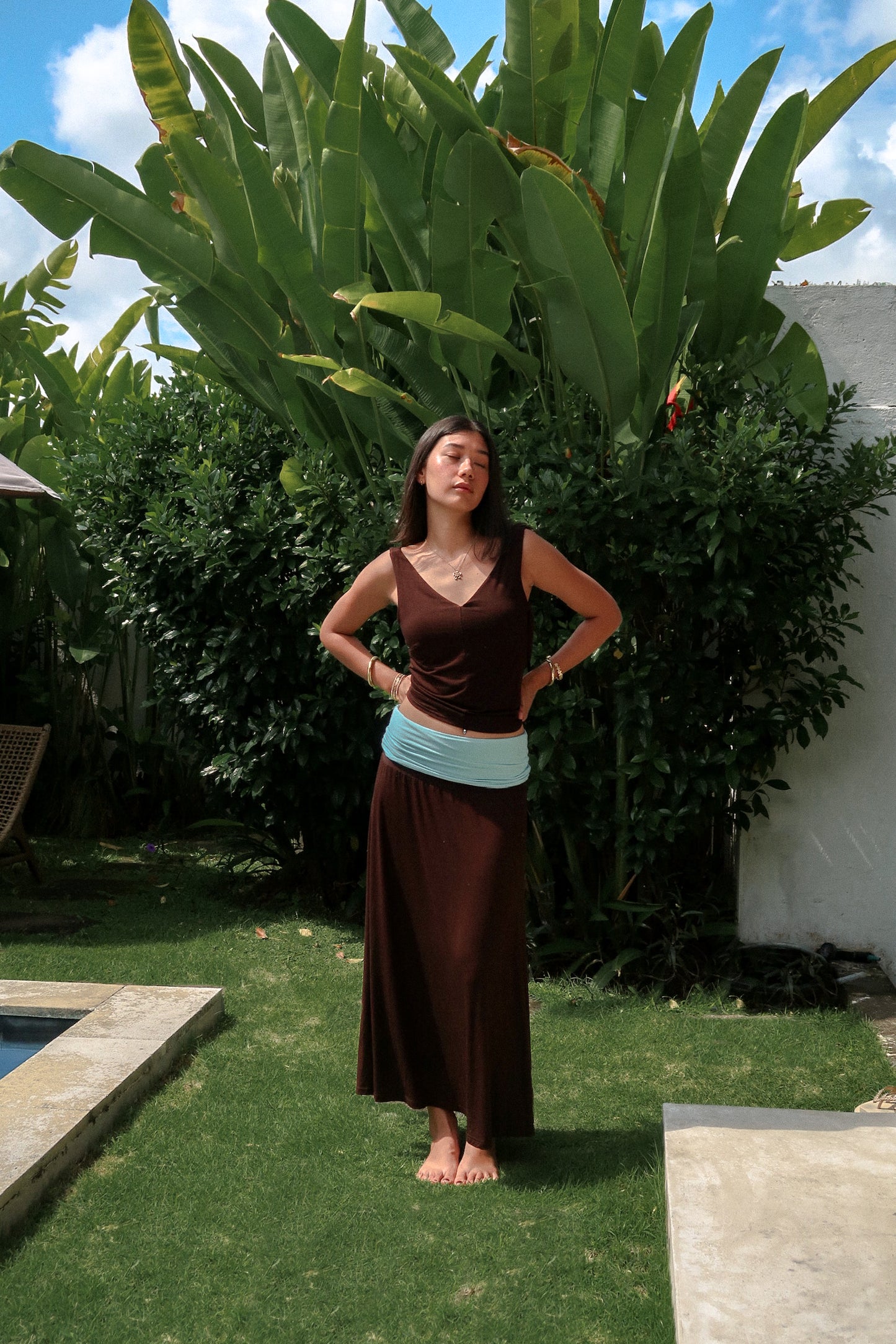 008 - gloria skirt in seafoam/husk