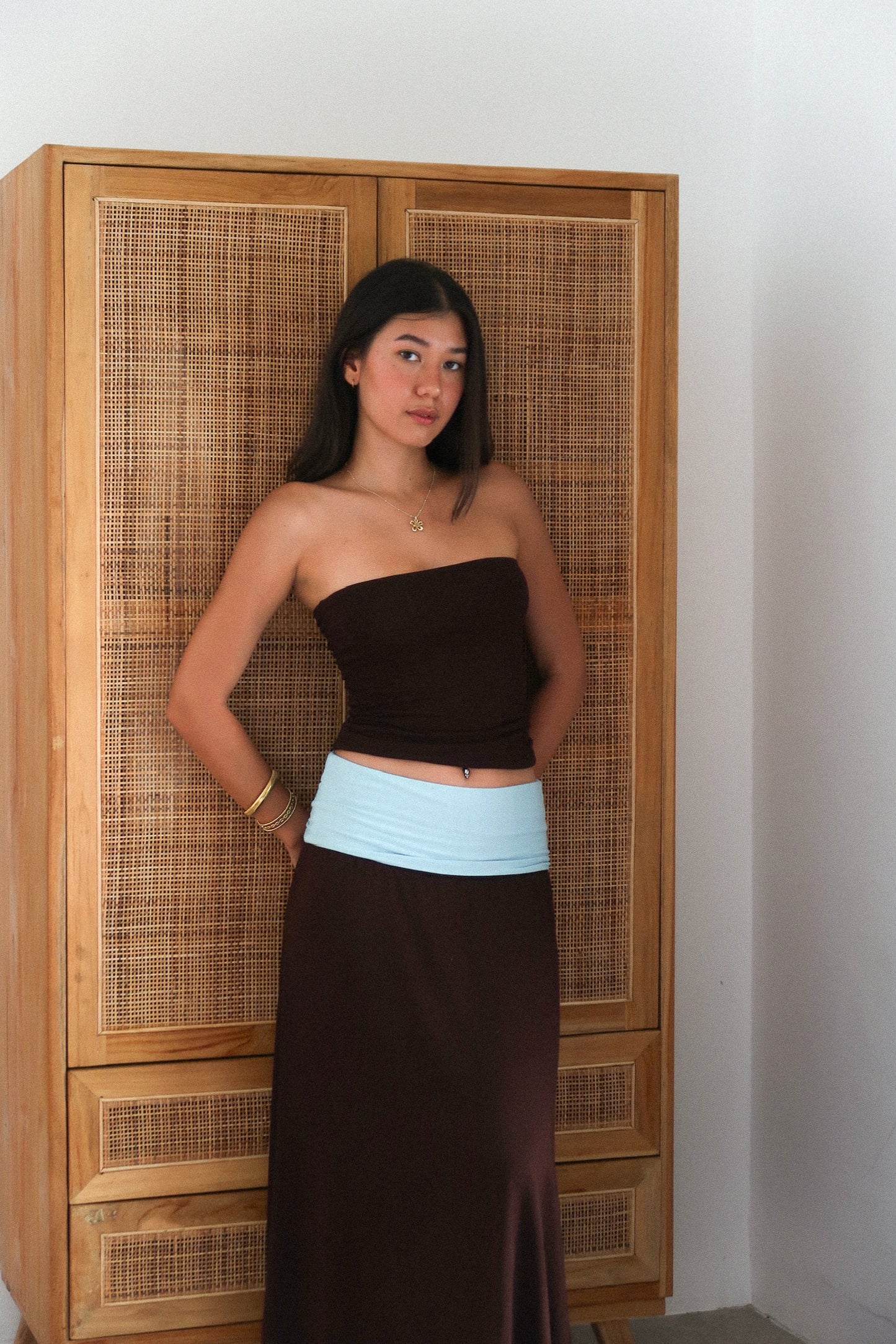 007 - frances top in seafoam/husk