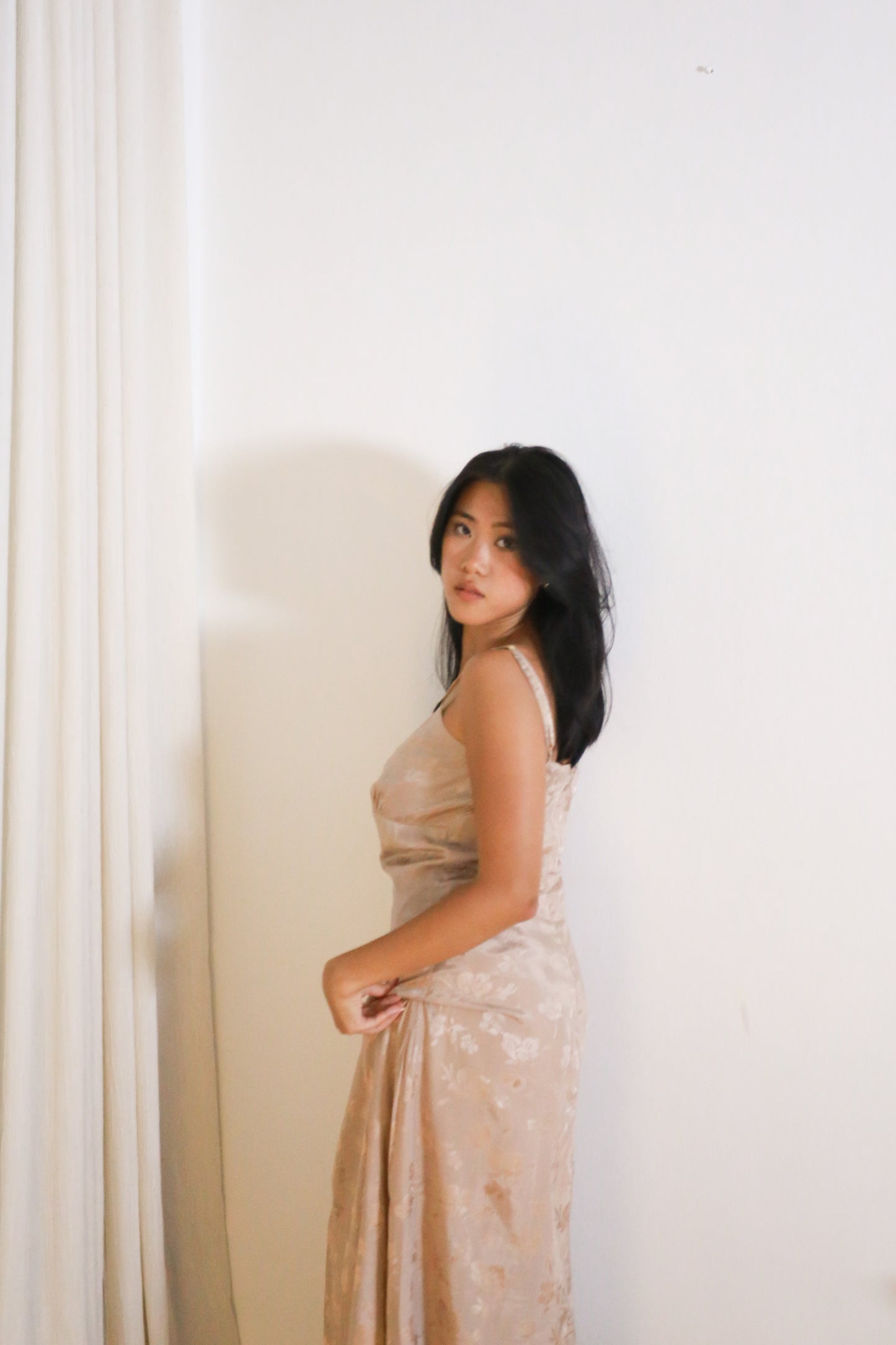 003 - bisous dress in champagne