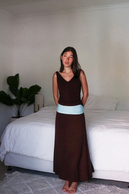 008 - gloria skirt in seafoam/husk