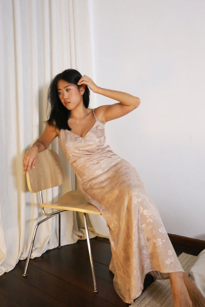 003 - bisous dress in champagne