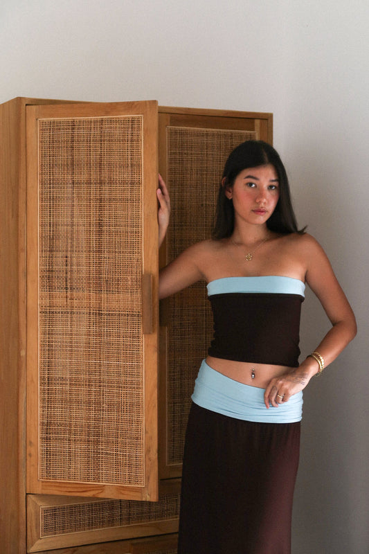 007 - frances top in seafoam/husk